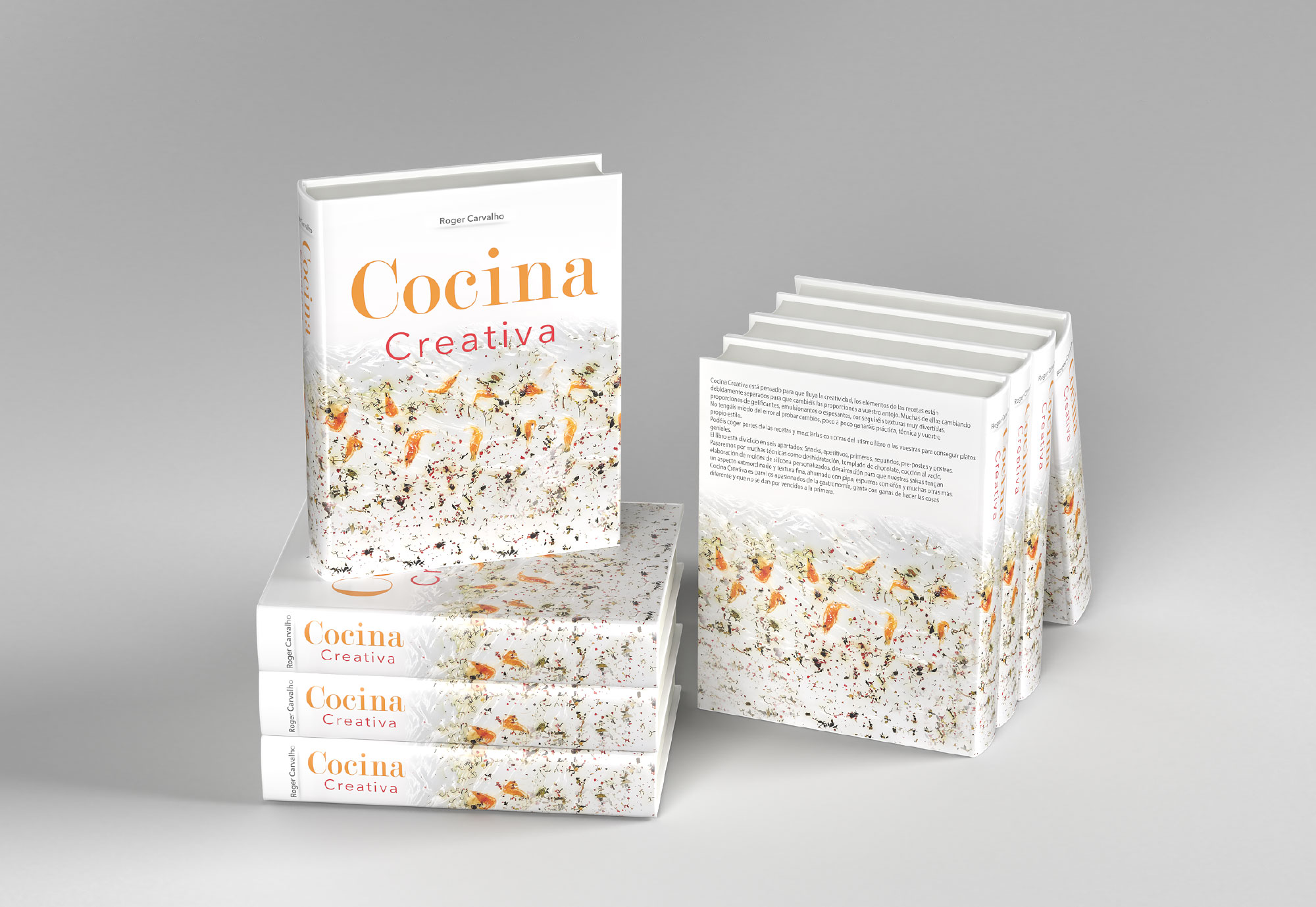 Libro Cocina Creativa del Chef Roger Carvalho